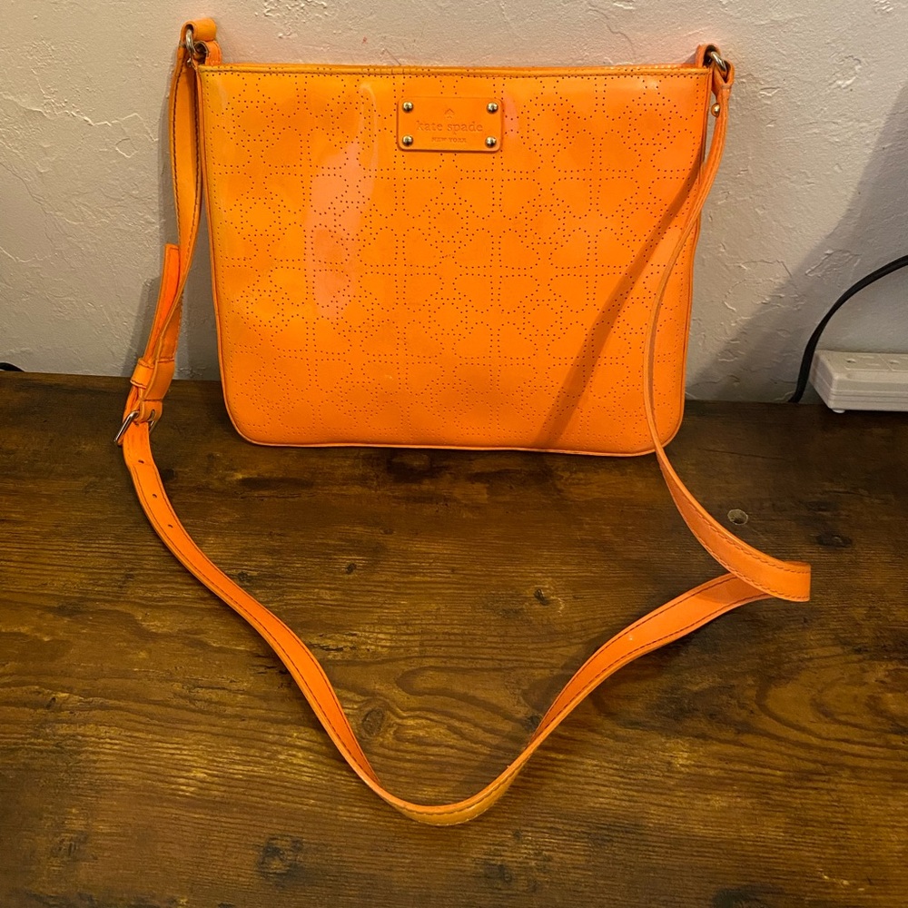Kate Spade orange Darby crossbody bag